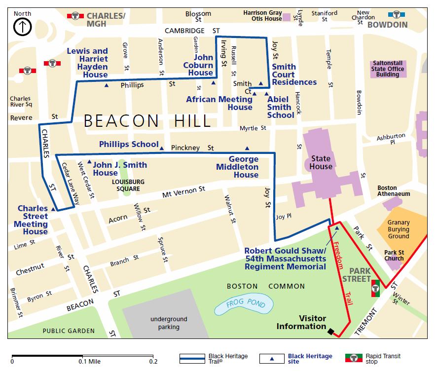 The Black Heritage Trail Map